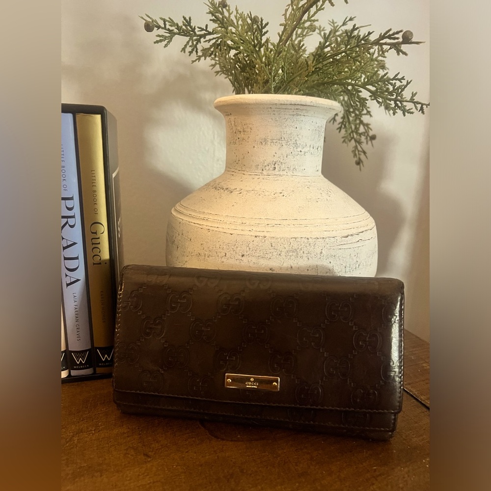 Gucci Guccissima Double Long Wallet (COA)